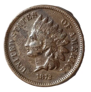 1872 testa di indiano Stati Uniti prima migliore data centesimo 1C - Foto 1 di 2