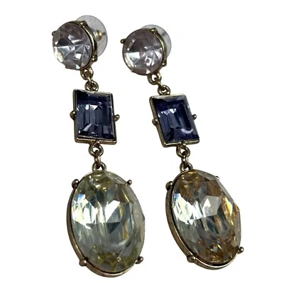 Pendientes colgantes Sugarfix Baublebar piedras azules transparentes grandes Foto 1 de 4