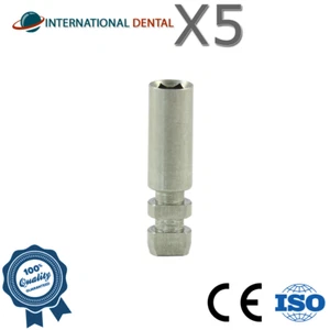 Réplica de laboratorio dentista dental 5 accesorios analógicos Ø3,0 mm ajuste Bi0Horizons SS - Imagen 1 de 3