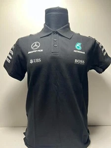 Mercedes Benz AMG Petronas Formel1 Herren Polo ,MGP F1 Hugo Boss schwarz M - Bild 1 von 3