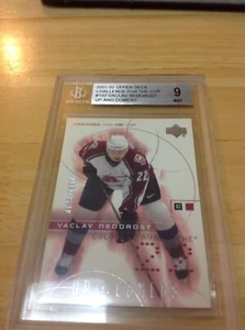 Vaclav Nedorost 2001-02 UD Cheallenge for the Cup Rookie Card #102 BGS 9 MINT RC - Bild 1 von 2