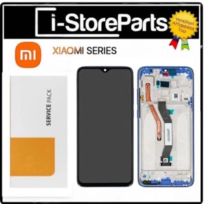 DISPLAY LCD FRAME PER XIAOMI REDMI NOTE 8 PRO M1906G7G ORIGINALE SERVICE BLU - Zdjęcie 1 z 2