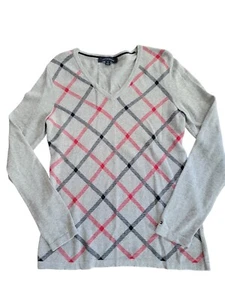 Tommy Hilfiger Damen Gr. M Pullover Pulli Mehrfarbig Langarm Baumwolle - Bild 1 von 7