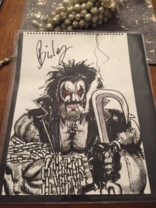 BOCETO ARTÍSTICO ORIGINAL LOBO Y PINTADO AL AGUA POR SIMON BISLEY con certificado de autenticidad - Imagen 1 de 12