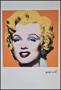ANDY WARHOL * Marilyn Monroe * 57 x 38 cm * signed lithograph * limited # 80/100 - Bild 1 von 11