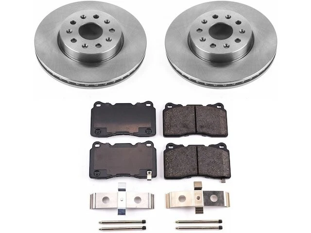 Kit de pastillas de freno delanteras y rotor para Cadillac CTS 2014-2019 2015 2016 2017 HH457GY Foto 1 de 1