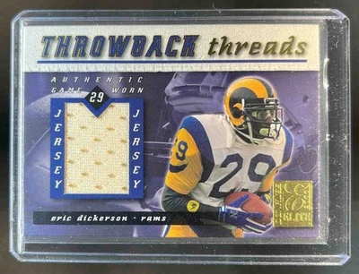 Camiseta deportiva Donruss Elite Eric Dickerson Edgerrin James Throwback Threads 2000 Foto 1 de 2