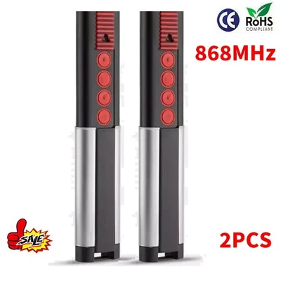 2X Handsender Kompatibel Für SOMMER 4020 4026 TX03-868-4 Tor 868MHz Rolling Code - Bild 1 von 4