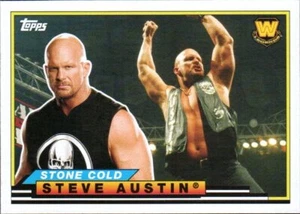 2018 Topps WWE Heritage Big Legends Wrestling #BL-48 Stone Cold Steve Austin - Imagen 1 de 2