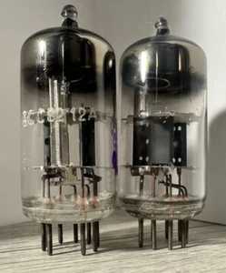 NOS Matched Pair CV491 ECC82 12AU7 East Germany RFT Holy Grail Audio Tubes - Picture 1 of 24