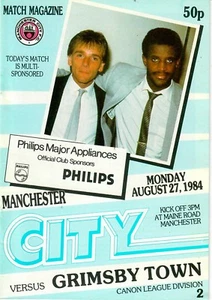 Manchester City v Grimsby Town 1984-85 - Picture 1 of 1