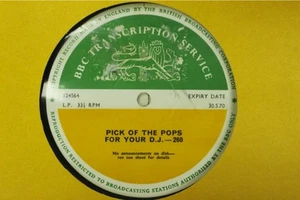 BBC 260 261 Transcription Disc TOP PICK OF THE POPS David Bowie DAVE Joe Cocker - Picture 1 of 7