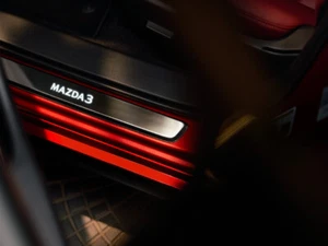Mazda3 Illuminated (FRONTS ONLY) Doorsill Trim Plates (set of 4) BDGHV1370A - Picture 1 of 2