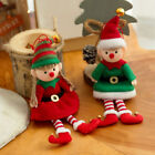  2 Pcs Christmas Tree Decoration Cloth Elf Ornaments Hanging Doll Cute Socks