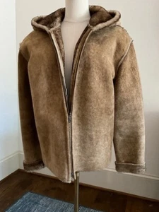 Echt Wildleder und Lammfell Damen Jacke Mantel - M - Bild 1 von 8