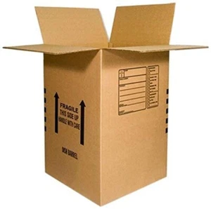 Kitchen Moving Packing Heavy Duty Shipping Boxes Double Wall 18x18x28" 3 Pack - Picture 1 of 1