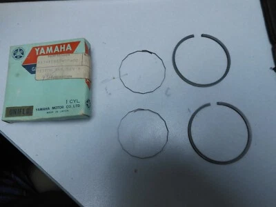 NOS Yamaha OEM STD Piston Ring Set 1966 YA6 137-11610-00 - Image 1 of 2