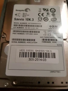 Seagate 300 GB HDD 6 Gbps 10K 2,5"" FRAME SAS BULL NEC 9FK006-006 8059950000 - Foto 1 di 2