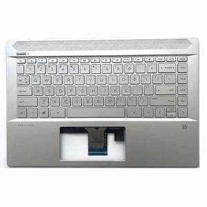 New For HP Pavilion 14-CE Series 14"Laptop Palmrest Backlit Keyboard L19191-001 - Afbeelding 1 van 4