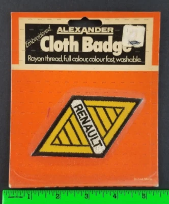 Vintage 1970's Renault Car Automobile Patch (Sealed) - Image 1 of 2