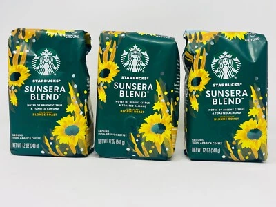 Starbucks Sunsera Mezcla Rubio Tostado Molido 100% Café Arábica 12 oz/340 g Nuevo Foto 1 de 4