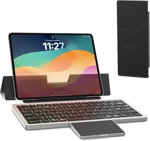 Cooper Nomad Travel Keyboard mit Trackpad | Full-Size Keys, Foldable Cover Stan - Bild 1 von 9