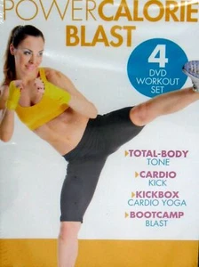 Power Calorie Blast. DVD (2013, GAIAM) Cardio, Yoga, Kickboxing, Bootcamp - Picture 1 of 2