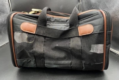 Bolsa de viaje Sherpa Original Deluxe-Pequeña-Negro-Transportador de mascotas aprobado por la aerolínea Foto 1 de 4