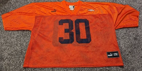 Terrell Davis Denver Broncos NFL Puma Practice Jersey Size 2XL Cover