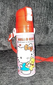 Vintage Hello Kitty Skater Drink Direct Edelstahl Trinkflasche - Bild 1 von 7