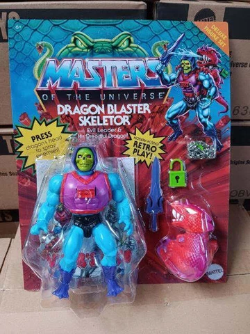 2023 MOTU Masters of the Universe Deluxe Dragon Blaster Skeletor Cover