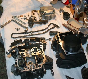 1986 85 Honda Shadow VT1100c Rear Cylinder Head & MUCH MORE!  (W-110) - Picture 1 of 12