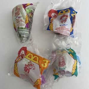 1995 McDonalds Muppet Babies Happy Meal Tub Toys Complete Set of 4 Sealed! NIP