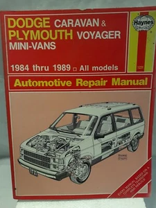 Dodge Caravan & Plymouth Voyager 1984-1993 Repair Manual - Haynes #1231 - Picture 1 of 8