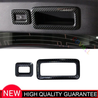 For Mazda CX-30 CX30 2020-2022 Carbon Fiber Steel Back Door Tailgate Handle Trim - Image 1 of 4