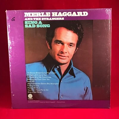 MERLE HAGGARD Sing A Sad Song  1971 USA Vinyl  LP Capitol record - Image 1 of 3