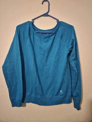 Sudadera para mujer Soffe azul brillante, talla pequeña Foto 1 de 3