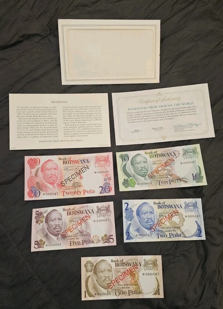 Batswana Paper Money for sale | eBay