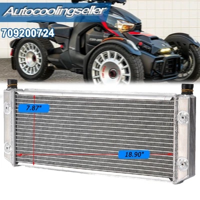 Radiador de aluminio compatible con Can-Am Ryker 600 Ryker 900 2019-2023 modelo #709200724 Foto 1 de 4