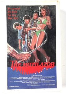vtg 1984 BETA Tape The Mutilator GORE horror NOT VHS betamax - Picture 1 of 6