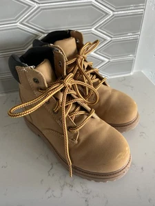 Wonder Nation Kinder Stiefel Weizen Jugend Größe 13 Top Zustand - Bild 1 von 7