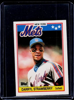 1988 Topps UK Minis #76 Darryl Strawberry New York Mets - Image 1 of 2