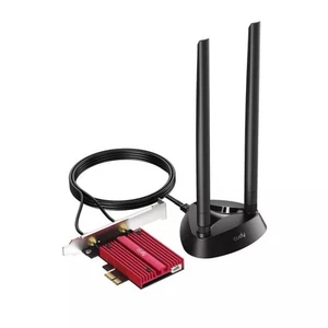 Cudy WE4000 | AX5400 Scheda Wireless Tri-Band Wi-Fi 6/6E Bluetooth 5.2 PCI Express - Foto 1 di 6