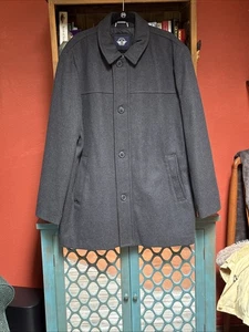 Men’s Dockers Warm Wool Blend Mid-Length Coat Size 2XL NWOT - Picture 1 of 16