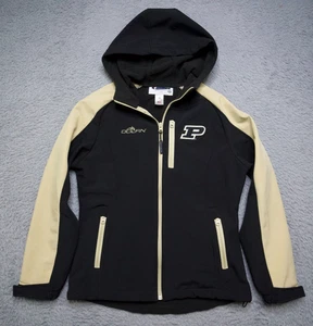 Purdue Boilermakers Jacke Damen schwarz Bootshaus Made in USA Kapuze durchgehender Reißverschluss - Bild 1 von 7