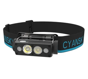 HS6R Faro Ricaricabile,Super Luminoso 1400 Lumen, Luci di Testa per Fronte... - Foto 1 di 6