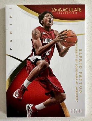 2015 Immaculate Collegiate Collection Elfrid Payton /99 Louisville Cardinals - Image 1 of 2