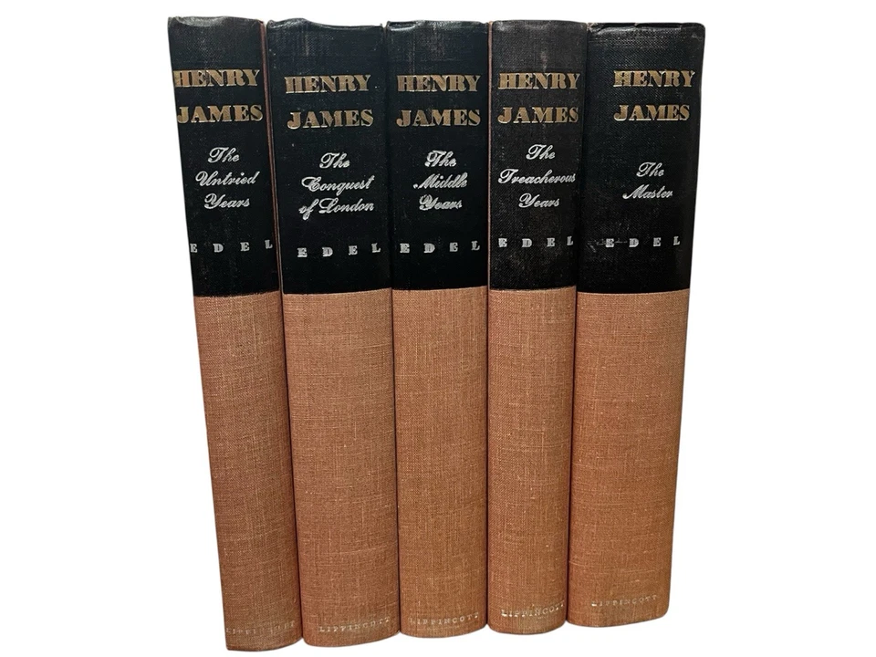 HENRY JAMES BIOGRAPHY by Edel 5 VOLs COMPLETE SET — 第 1/4 张图片