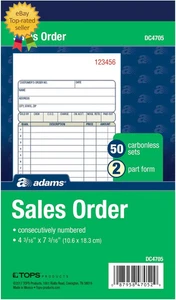Libro de pedidos de venta 2 partes canario blanco sin carbono - Imagen 1 de 1