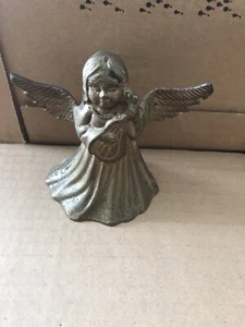 Vintage ANGEL Brass Bell with 3” Religious Angel - Picture 1 of 4